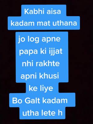 A post by @bitturaj7248 on TikTok caption: apne papa ki ijjat kbhi nilam mat hone dena