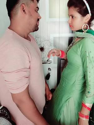 A post by @ritika_balhara on TikTok caption: ESA khuch nhi h bs song acha LGA a😁😉@mr_mrs_balhara #mr_mrs_balhara #hubbywifey #jaatjaatni #hariyanvi___swag #jaatb #desi #hariyanvi #desi_bnde