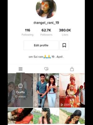 A post by @angel_rani_19 on TikTok caption: saport kijiye friends  roposo me bhhi🤗