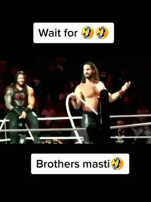 A post by @kunalpandey8852 on TikTok caption: brother's mastii#foryou #deanambrose #sethrollins #romanreigns #theshield #WWE #mastii #fyp ##romansquad