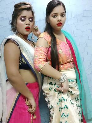 A post by @anushkarajput6 on TikTok caption: 👉🏻sister fun dance🙆🏻#girl #hair #sexy #tiktokindia #attitude #flirting #respect #happy #sad #duet #Love #kiss #cute #miss #funny @sarika_koli