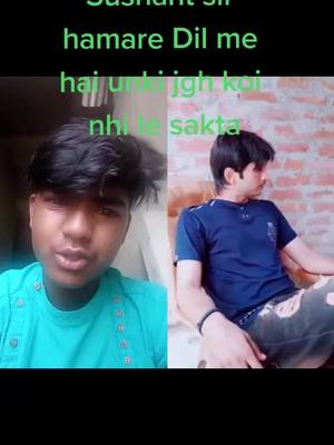 A post by @official_vk_sharma01 on TikTok caption: Sushant sir ki Tarah koi nhi ho sakta#duet with @sachintiwari98765 #tiktokindia #foryoupage #foryou #viralvideos