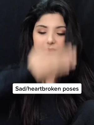 A post by @_niharikajain on TikTok caption: As requested ❤️ Tag someone who wanted these poses 👻 #NiKaParivar #howtopose #sadpose #sadsong