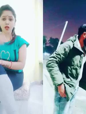 A post by @kajal.mehroliya on TikTok caption: #duet with @akashavalmike #tiktok_india😘😘😍😍 #sparklingmemories #😜😜😜😜😘😘👍 #@bipashab123 #@akashavalmike #@rituraghav04