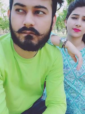 A post by @nikzal_01 on TikTok caption: 🖤#gujjucouple #gujju 🤦‍♀#afzalnikhat #viral #nikzal_01 #trandingvideo #foryou #nikzal #imafzal_01 #ગુજજુ_