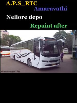 A post by @teem_a.p.s_rtc_t.s_rtc on TikTok caption: TEEM A.P.S_RTC & T.S_RTC #1milllionauditon #foryoupage #apsrtc #amaravathi #volvo #vijawayada