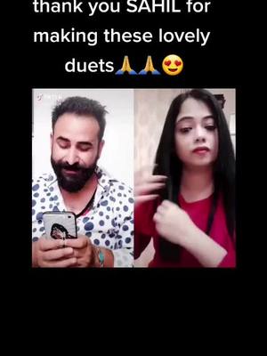 A post by @sweetcellina535 on TikTok caption: thank you SAHIL 🙏😍#tiktokindia #foryoupage #tiktok #trending @sahilmalik34 #l love these duets❤