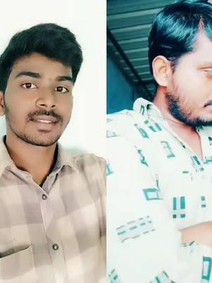 A post by @chinna_sreekanth on TikTok caption: #duet with @k.raju11                          #1miuditions #telugu #dute                  #my friend raju🥰🥰😍😍