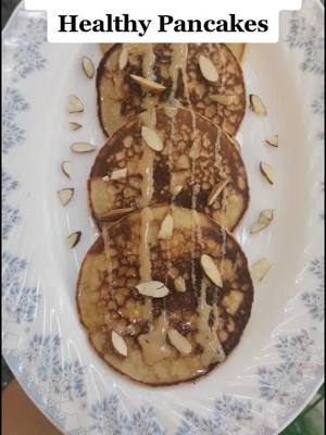 A post by @potpourrivlogs on TikTok caption: #tiktokchef#EasyRecipes#healthyrecipes#oatsrecipe#peanutbutter#pancake#healthypancakes#breakfast#tiktokfoodie#foodtips#foodhacks#healthydessert#Foodie