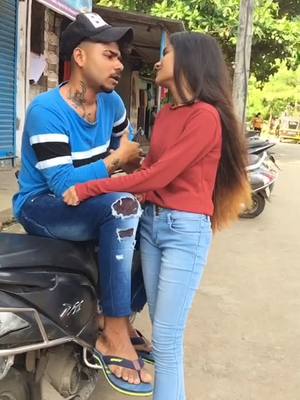 A post by @hitu.lly on TikTok caption: Main tumse kitna pyaar karta hu ye to muje nahi pata🌈❤️ #foryou #foryoupage #tiktokindia