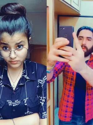 A post by @kajusaini8273 on TikTok caption: #duet with @restykamboj #😅😅Ab gino #funny#comdey#foryou #foryourpage #tiktok @tiktokindia😂😂😂