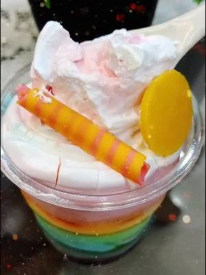 A post by @potpourrivlogs on TikTok caption: #desserts#mousse#rainbow#rainbowfood#Pride#whitechocolate#tiktokfoodie#tiktokbengal#tiktokindia#savagelove#foodvideo#chocolatemousse#FoodLover#Foodie