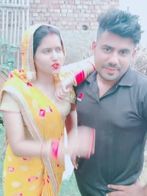 A post by @mr_mrs_balhara on TikTok caption: 😘😘😘😘@ritika_balhara #rn97 #mr_mrs_balhara #hubbywifey #jaatjaatni #jaatb #desi #hariyanvi #desi_bnde #hariyanvi___swag