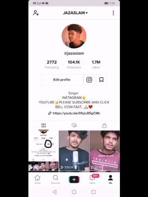 A post by @jazaslam on TikTok caption: Hey fam💋do it fast...don't forgt subscribe my channel and press the bell icon ohky go fast.. #ownvoice #myvoice #1millionaudition #futuremė #mytalent