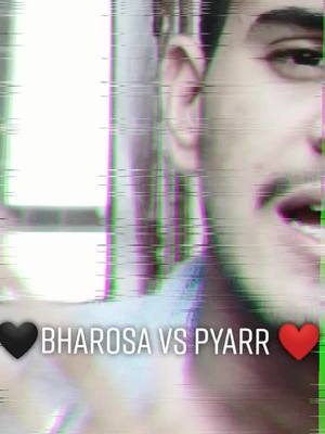 A post by @jatinnain002 on TikTok caption: 🖤Bharosa vs pyar❤️#foryou #viral #tranding #jatinnain002