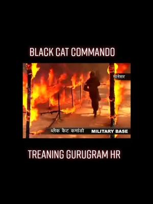 A post by @police_wala_gunda0 on TikTok caption: Black cat Commando treaning #armyswag #army #armylover #tiktok #tiktokindia #fyp #fy #indian #dkkheriofficial132 @tiktok_india @tiktok