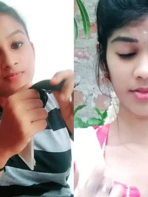 A post by @sweetyqueen_ on TikTok caption: #duet with @rosnibasha2001 jus fa the dialogue.. 😁u r really cute sisso.. 😍❤#sweetyqueen