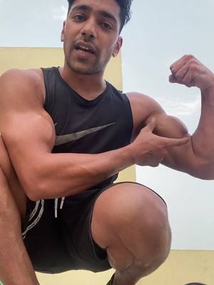 A post by @realrohitkhatri on TikTok caption: Biceps #biceps #workout #exercise #gym #fitness