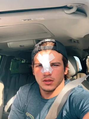 A post by @rhett_woodle on TikTok caption: tag @randy_woodle66 and tell him to stop making fun of me! #showsomelovetomybrokenface.            #fyp #foryoupage #foryou #brother