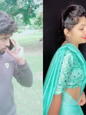 A post by @naveengowda0007 on TikTok caption: ಒಂದು ಇಷ್ಟು  ಜಾಗ sakha? #duet with @bindu_gowda7 #singlestar #hogakade #surveystar #naveenranju