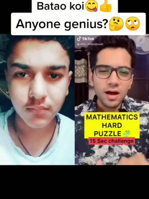 A post by @suraj.giradkar6 on TikTok caption: tell anyone😋🤔#duet with @the_helpinghand#TideLagaoDaagHatao #tiktok_india #fyp #foryou #viral #trending #surajgiradkar11 #quiz #paheli #math #tell