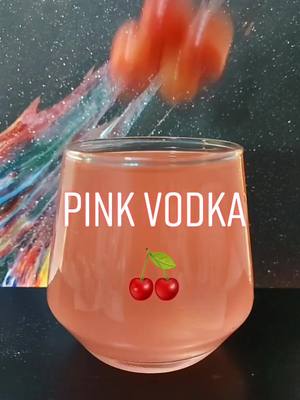 A post by @beverage_mixologist on TikTok caption: How to make Pink Vodka🍒 #tiktokchef #edutok #beverage_mixologist #vodka #foryou #trending #fyp #featureme #cocktail #alcohol #DIY #makeadrink #drink