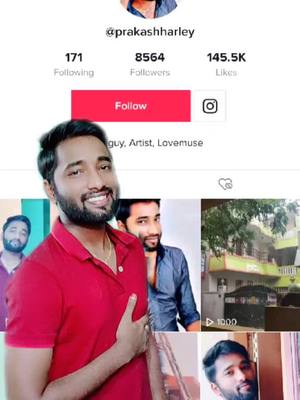 A post by @prakashharley on TikTok caption: follow me & like me guys 🤩😜 #prakashharley