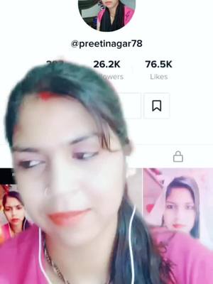 A post by @preetinagar78 on TikTok caption: like comment karo follow back milegaa pakka