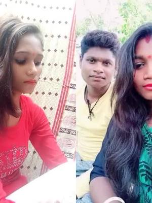 A post by @mahi_tadvi_01 on TikTok caption: #duet with @rahul_tadvi #duet #duetwhit #vairalvideo #foryoupa #aadivasigirl #treanding @tadvi.anshu.rahul143 @rahul_tadvi