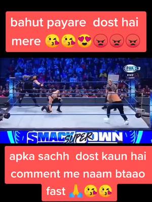 A post by @amit_14__ on TikTok caption: mention your favorite dost 😍🙏😘 #WWE  #wwebigshow #romanreigns #faisusquad #riyaz #foryou #foryoupage  #tiktokindia #tidelagaodaaghatao #tranding