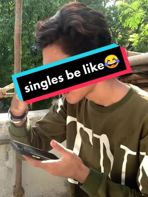 A post by @deep_tr on TikTok caption: singles be like😂 esa kiya hai kabhi😁 mention karo singles ko❤️ #foryou #foryoupage #teamtr #deeptr @harsh_tr