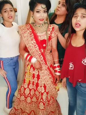 A post by @sai..maahisharma0406 on TikTok caption: #TideLagaoDaagHatao #tiktokangelmaahi #bride #bridemakeup #lockdownbride #tidelagaodaaghatao #ignoreeveryone #alonegirl