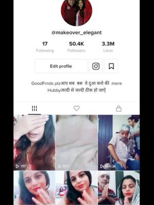 A post by @makeover_elegant on TikTok caption: Hi fam tiktok pr humara aakhri slam hai Syd tiktok bnd ho rha h Hum apko roposo pr bula rhy h vhi milege miss u my tiktok family#foryou#tiktokindia