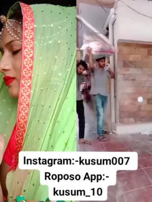 A post by @__kusum10__ on TikTok caption: Support karjo🙏#duet with @kishor_rajpurohit_