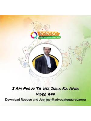 A post by @advgauravarora4 on TikTok caption: Follow me on Roposo #cbi_for_sushant