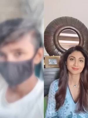 A post by @s_u_b_h_a_m___978 on TikTok caption: #duet with @theshilpashetty #photomagic #TideLagaoDaagHatao #doubleexposure #subham978