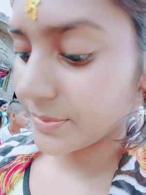 A post by @premakushwaha321 on TikTok caption: Meri  ankh jo tujhse lad gai re lad gai re#🙈🙈 #vairal #duet #tiktok_india #foryou #@shivani_kumari321 ###