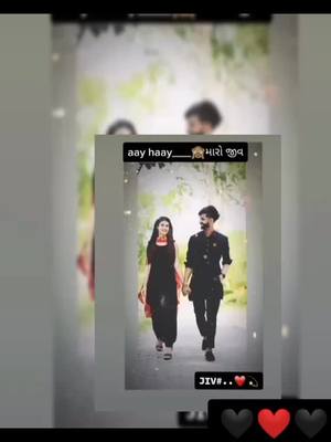 A post by @rutvi_rabaran_001 on TikTok caption: 🖤❤🖤#rutvi_rabaran #Love ❤