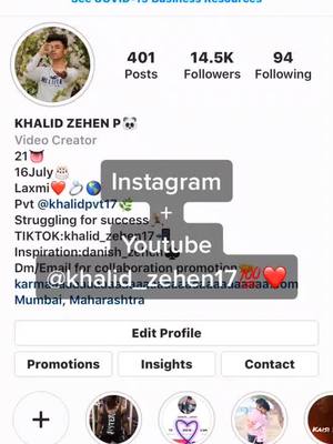 A post by @khalid_zehen17 on TikTok caption: Thank you so much itna pyar Dene k liye 5 year ki mehnat thi yaha but koina Hun India k sath he 😊❤️ #foryou #trending #khalid_zehen17 #teamkhalid