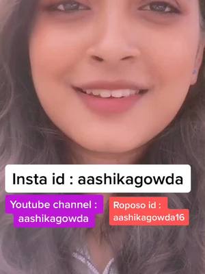 A post by @aashikagowda on TikTok caption: Thanx for all the love 🙏🏻💙