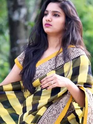 A post by @bhumika_basavaraj on TikTok caption: Do follow on instagram @bhumika_basavaraj ❤️❤️ #bhumikabasavaraj #tiktok #kannada #saree love 💕 #dbossfan @tiktok_india