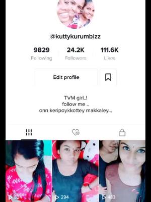 A post by @kuttykurumbizz on TikTok caption: last video  tqu for saport.. 😔😔😔😔😔😔😔😔😭😭😭😭😭😭