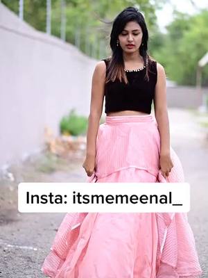 A post by @meenal_meenu on TikTok caption: Do follow me on insta guys for more updates : itsmemeenal_ #meenal_meenu #meenufam #fyp