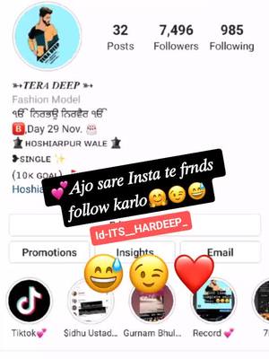 A post by @deep_07__ on TikTok caption: Follow karlo Insta te - I'd its__hardeep_ 😉❤️#TideLagaoDaagHatao #instagram #insta #tiktokbyebye #foryoupage #virelvideo