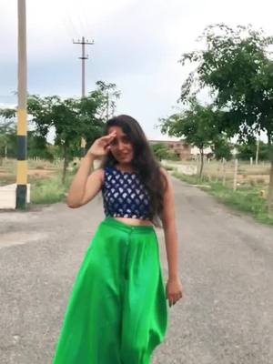 A post by @aashikagowda on TikTok caption: Follow me on instagram : #aashikagowda link in bio💙