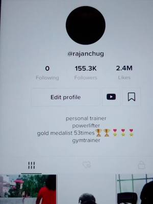 A post by @rajanchug on TikTok caption: #byebyetiktok #duaomeinyaadrkhna #keepintouch #widinsta #gymlover #fitnessfreak #rajanfitness #blessed