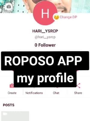 A post by @hari__ysrcp on TikTok caption: రోపోసో వ్యాప్ పేరు నా ఐడి వచ్చి hari__ysrcp అందరూ ఫాలో అవ్వండి కుమ్మేద్దాం వీడియోలు___ జై జగన్ అన్న 🙏🙏😎🇱🇸🇱🇸🇱🇸