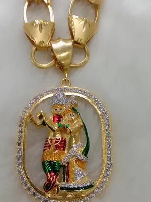 A post by @krishnaforming on TikTok caption: Jay shree Radhe Krishna ..1 gram gold plated jawellery#TideLagaoDaagHatao #radhekrishna #foryoupage #tok #TideLagaoDaagHatao