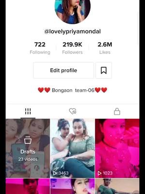 A post by @lovelypriyamondal on TikTok caption: #trending #tiktokindia