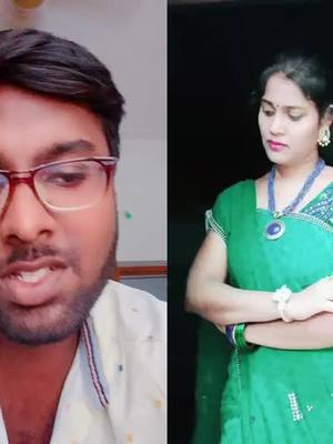 A post by @prakasam.addayi on TikTok caption: #duet with @kalyanikovvada123 #bharath3594